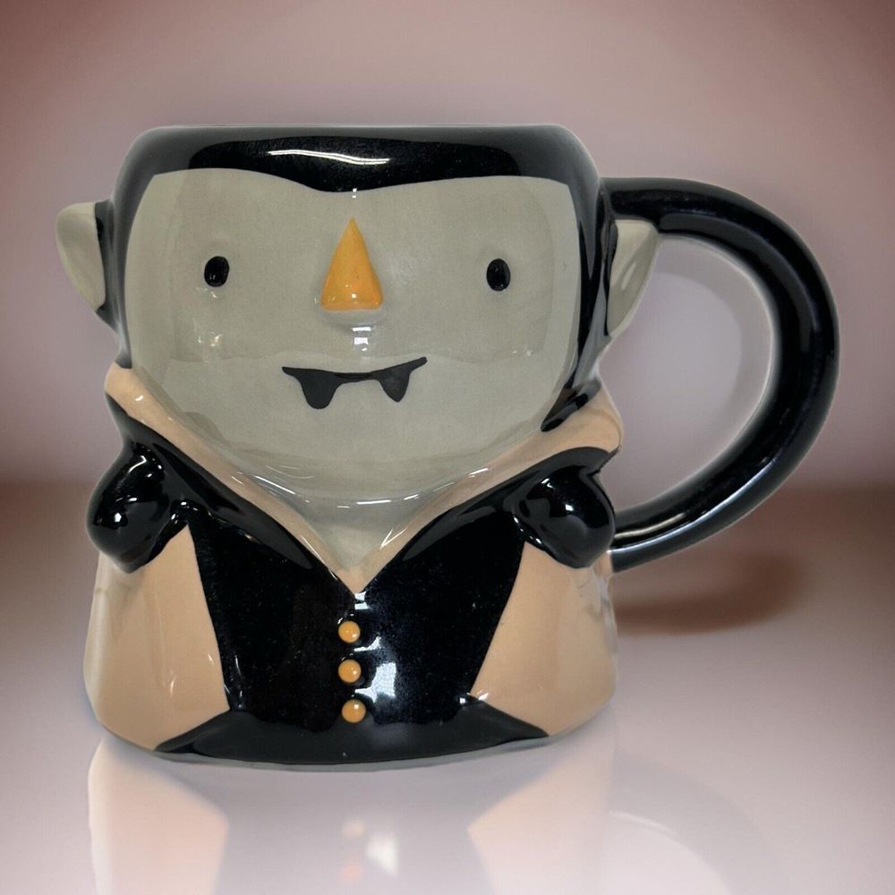 Hyde & EEK Boutique Halloween Stoneware Figural‎ Vampire Mug -  15 oz 2024